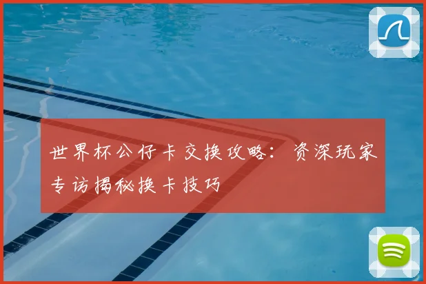世界杯公仔卡交换攻略：资深玩家专访揭秘换卡技巧