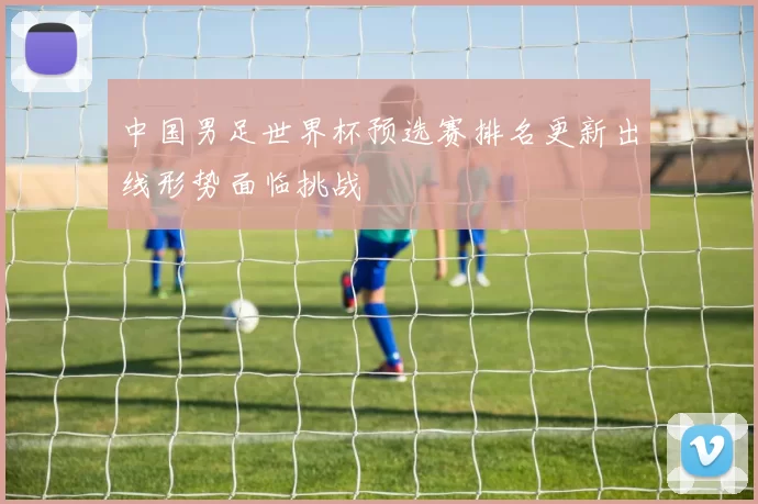 中国男足世界杯预选赛排名更新出线形势面临挑战